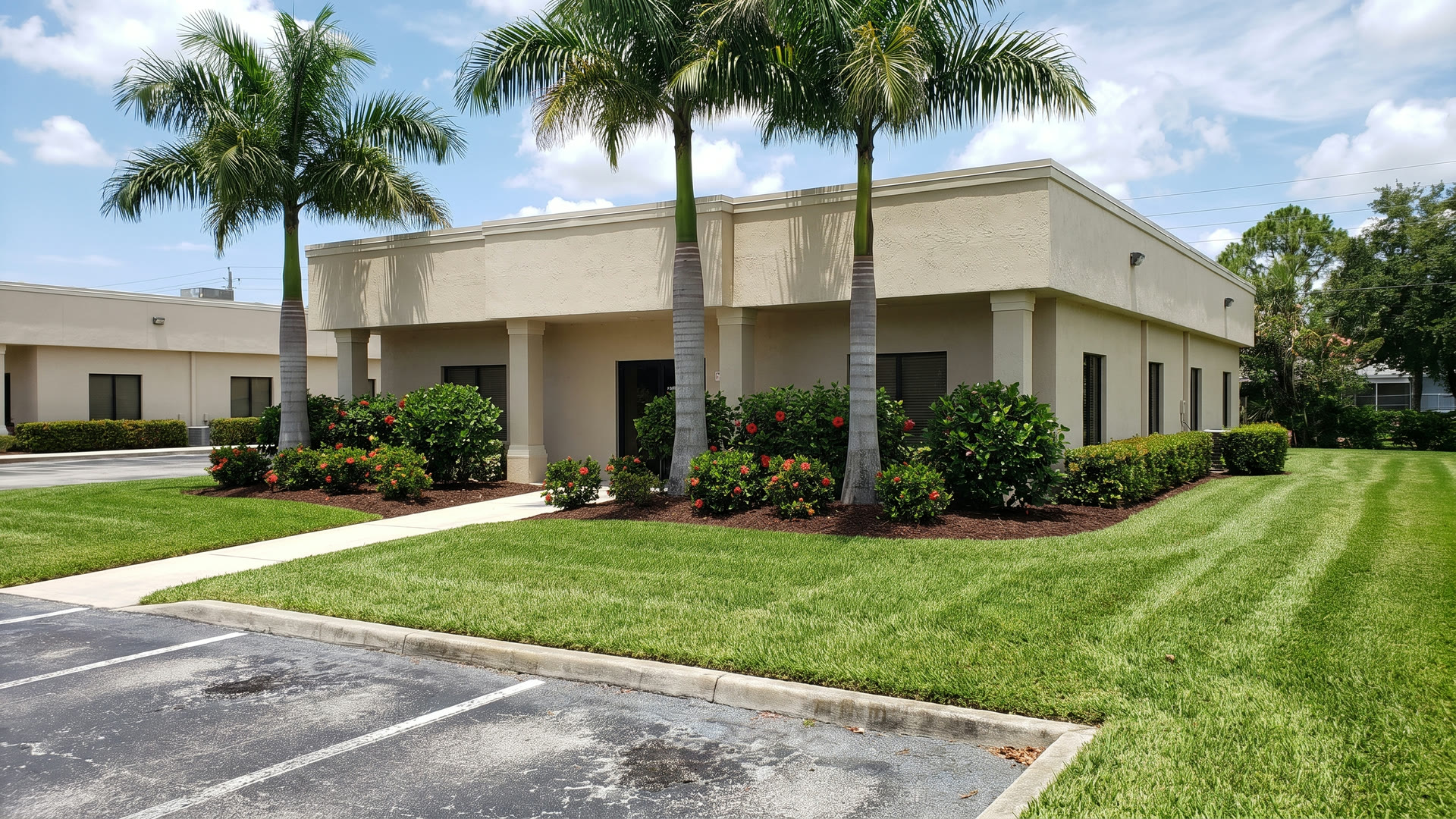 After: Pristine commercial property maintained by ManageMowed